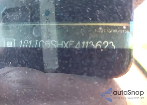 2015 Chevrolet Sonic Lt Auto from USA, damaged, VIN 1G1JC5SHXF4113623